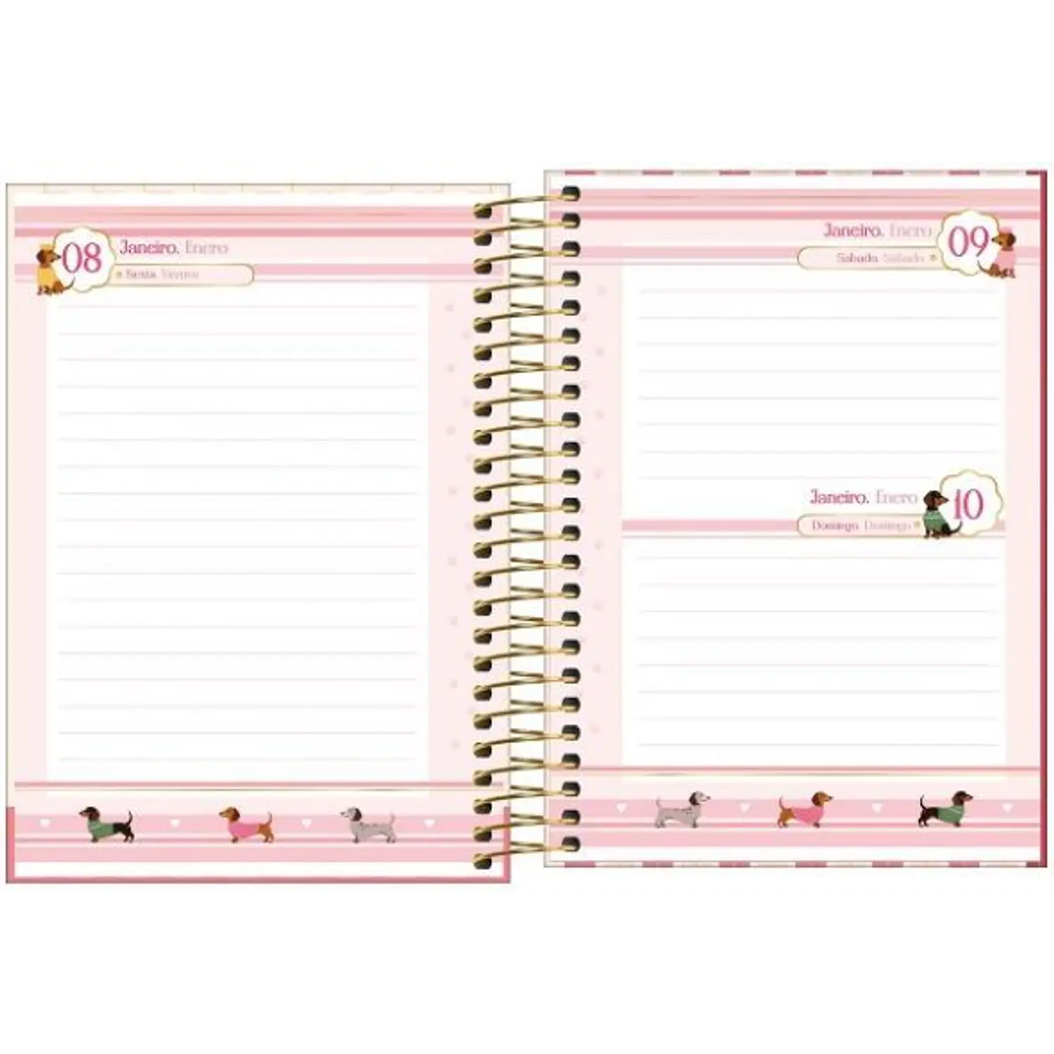 Tilibra – Agenda Brownie M3 – 2027 – 160 Hojas – 7