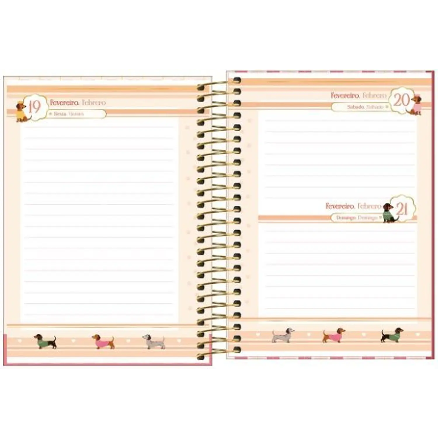 Tilibra – Agenda Brownie M3 – 2027 – 160 Hojas – 8
