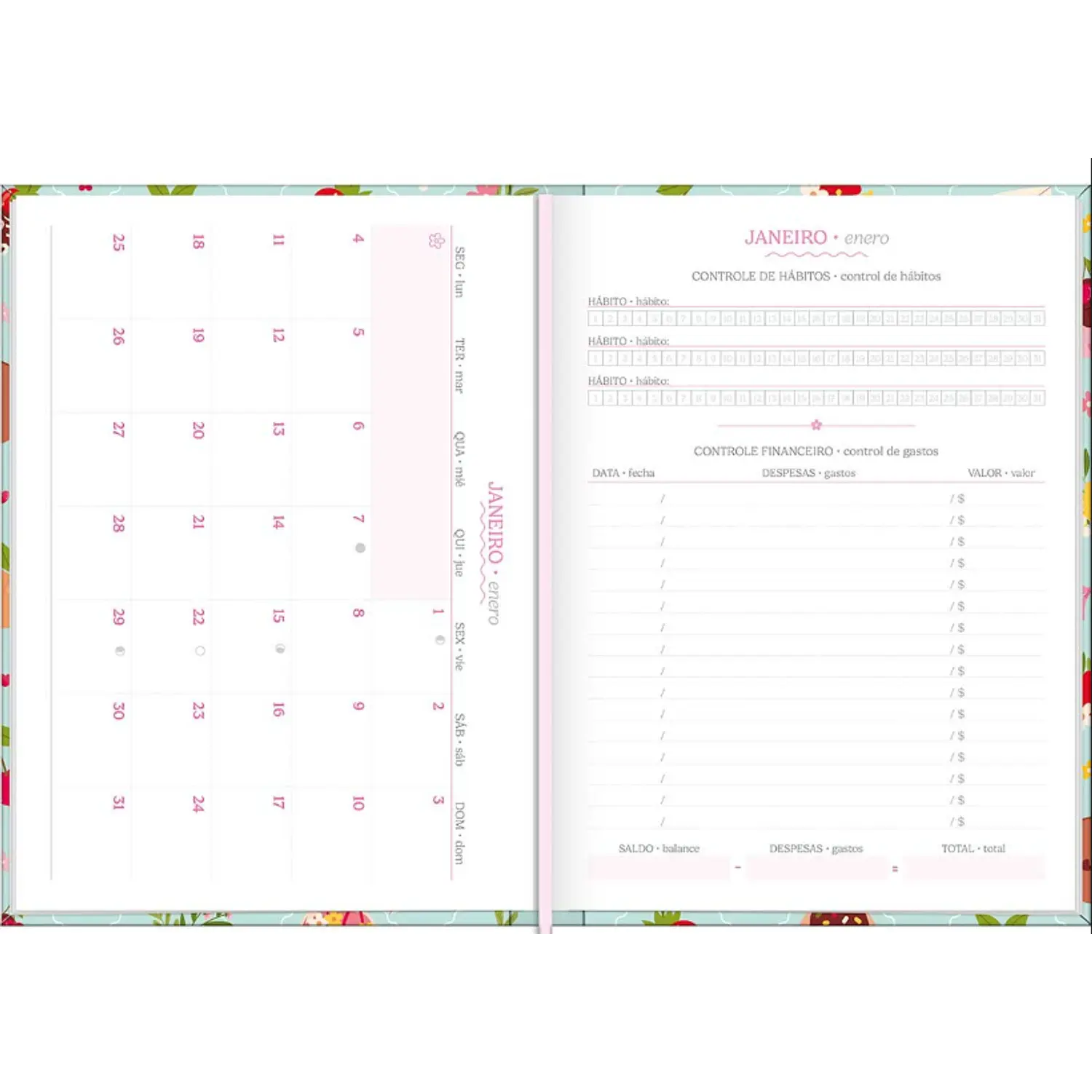 Tilibra – Agenda Charme M4 – 2027 – 176 Hojas – 7
