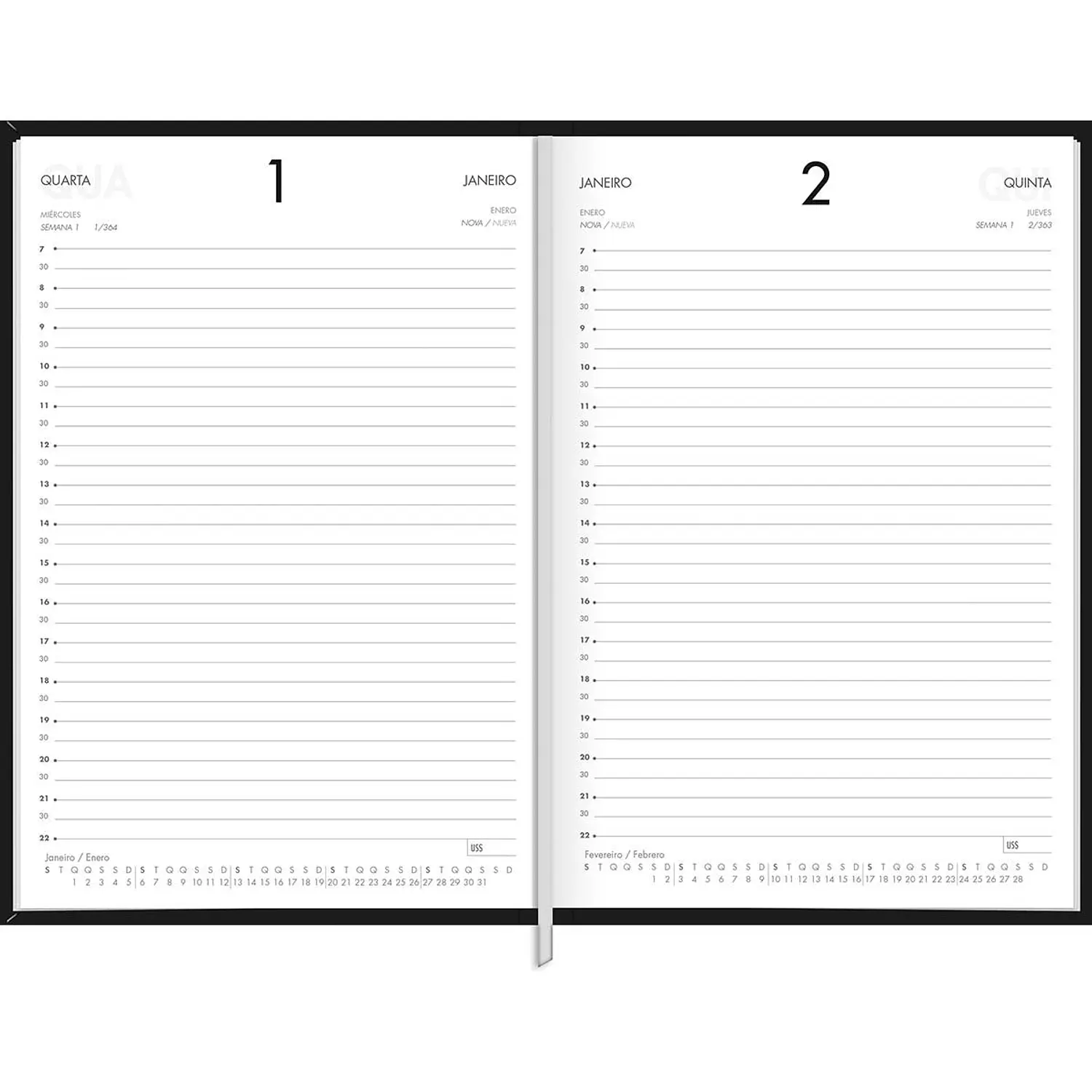 Tilibra – Agenda Executiva Napoli M7 – 2027 – 192 Hojas – 4