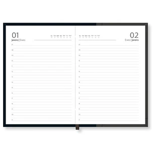 Tilibra – Agenda Permanente Negra M6 – 192 Hojas