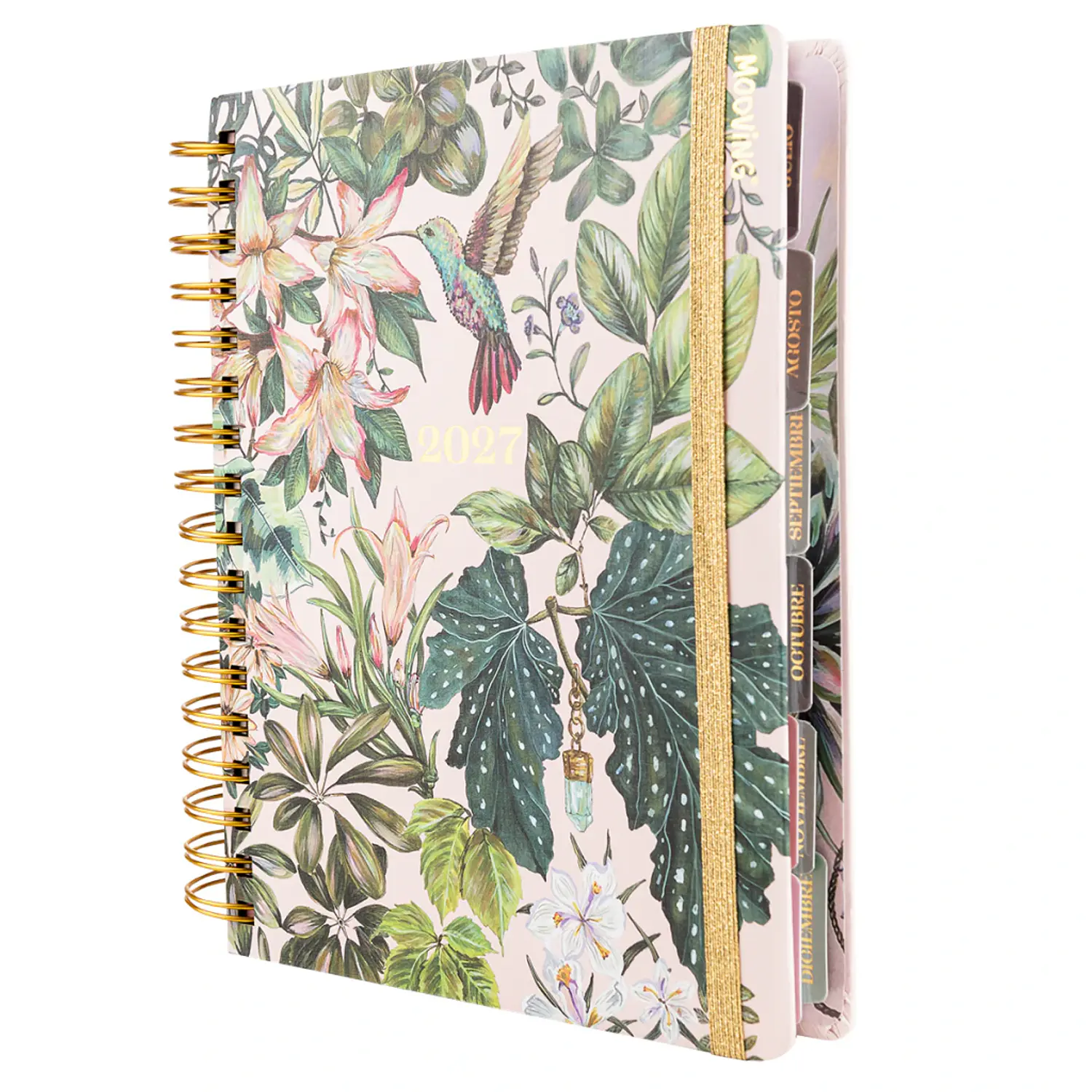 Mooving – Agenda Boheme Semanal Encuadernada 2027 15 x 21 cm – 1