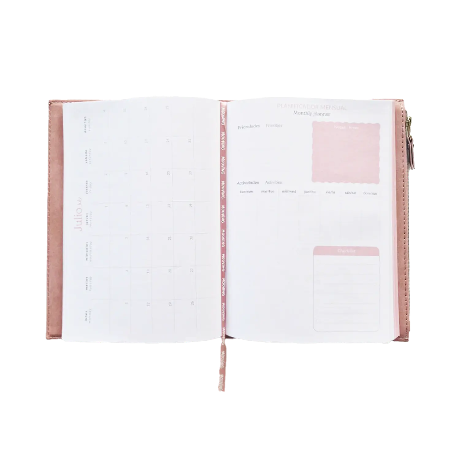 Mooving – Agenda Boheme Semanal Encuadernada 2027 15 x 21 cm – 3