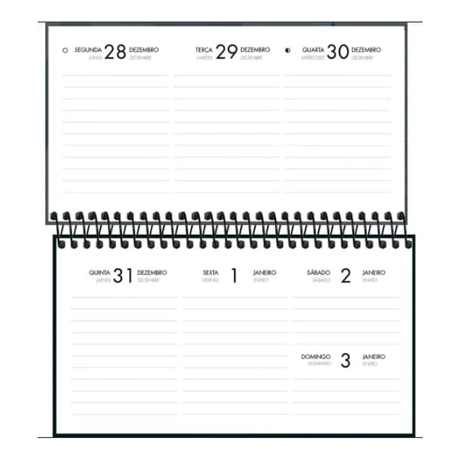 Tilibra – Agenda Cartera Ejecutiva Espiral Spot M2 – 2027 – 64 Hojas – 2