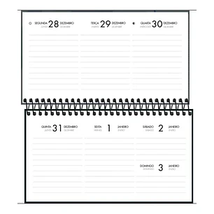 Tilibra – Agenda Cartera Ejecutiva Espiral Spot M2 – 2027 – 64 Hojas