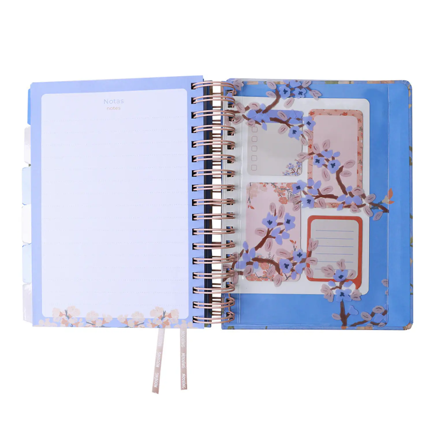 Mooving – Agenda Cerezo Diaria Espiral 2027  16,5 x 22 cm – 4