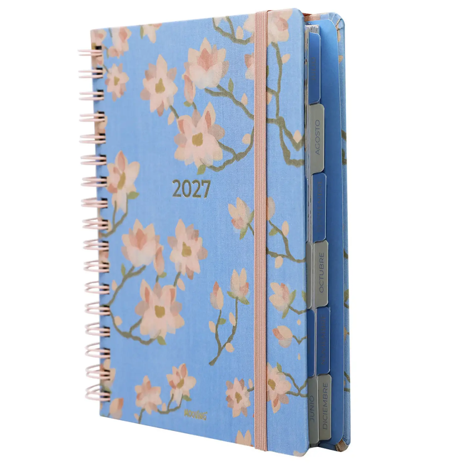 Mooving – Agenda Cerezo Diaria Espiral 2027  16,5 x 22 cm – 1