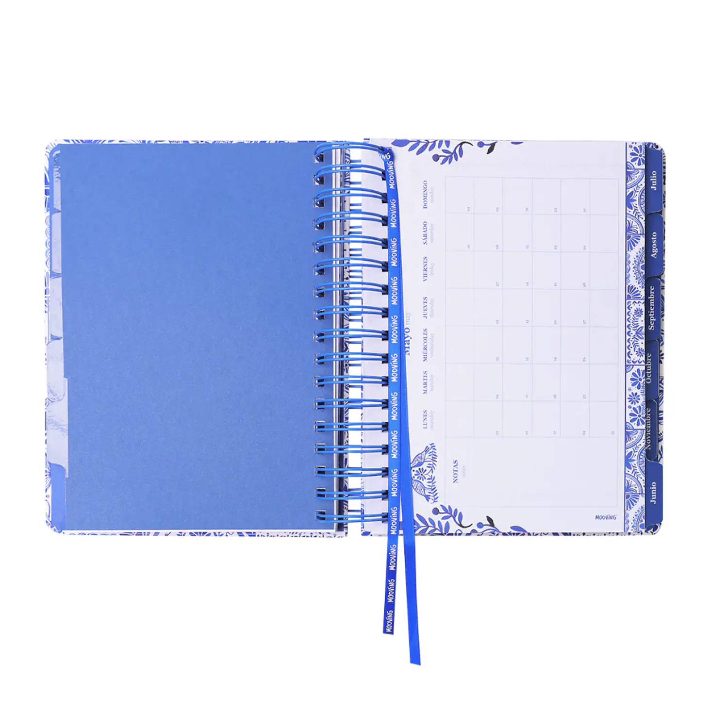 Mooving – Agenda Tessera Diaria Espiral 2027 16,5 x 22 cm – 1