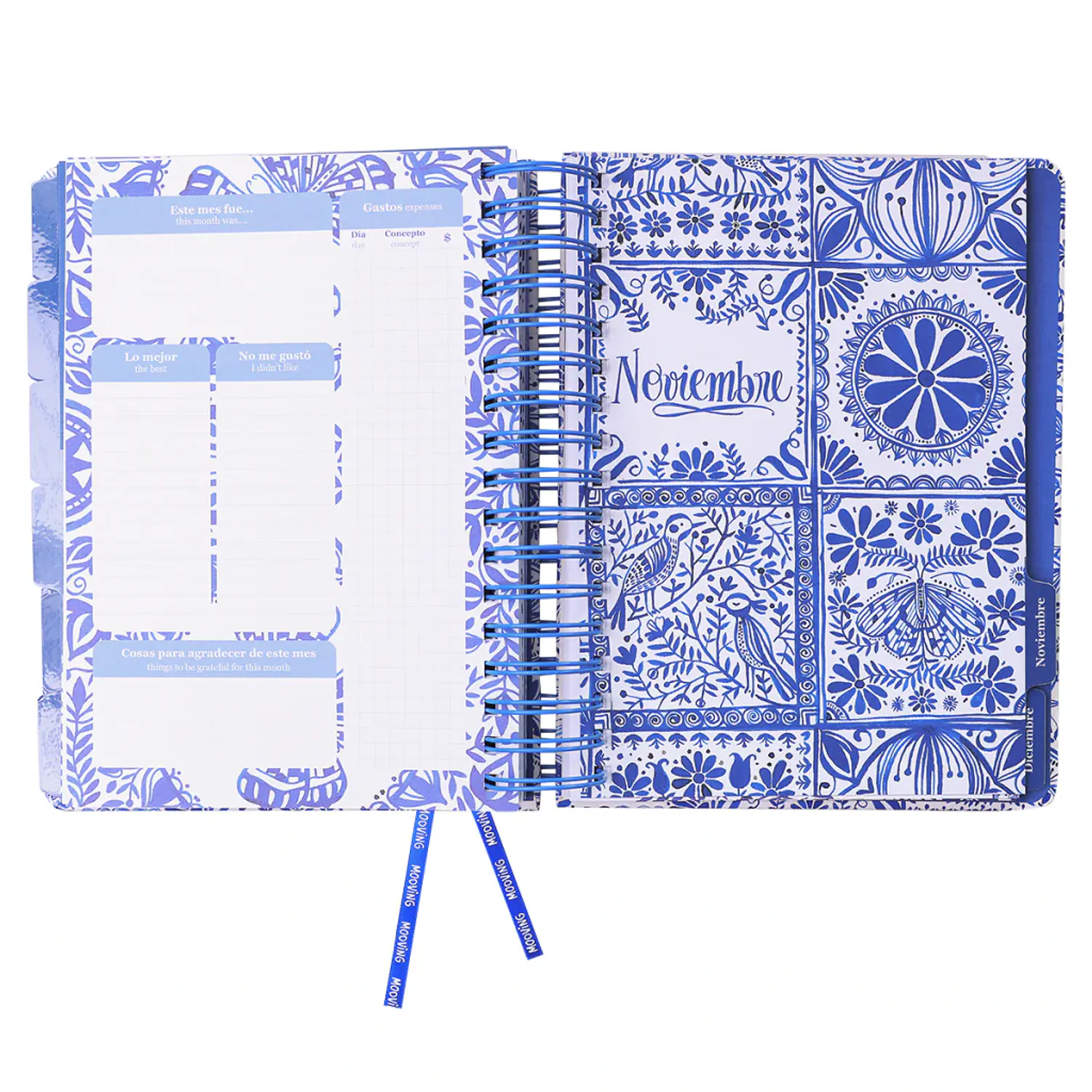 Mooving – Agenda Tessera Diaria Espiral 2027 16,5 x 22 cm – 3