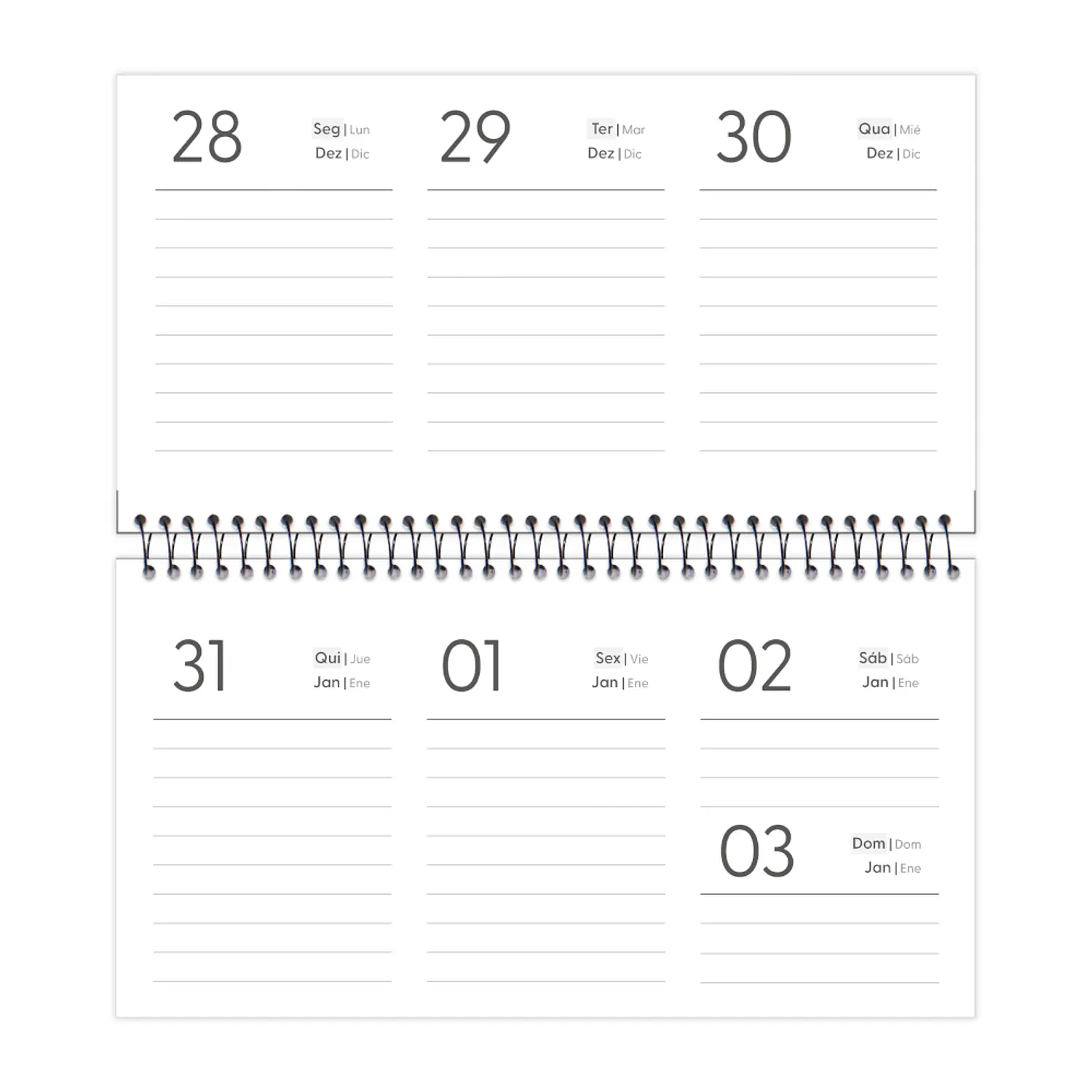 Tilibra – Agenda de Bolsillo Office Class M2 – 2027 – 64 Hojas – 4