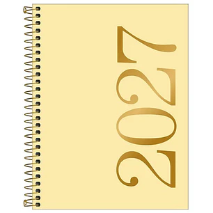 Tilibra – Agenda Espiral Ejecutiva Vanilla M7 – 2027 – 176 Páginas