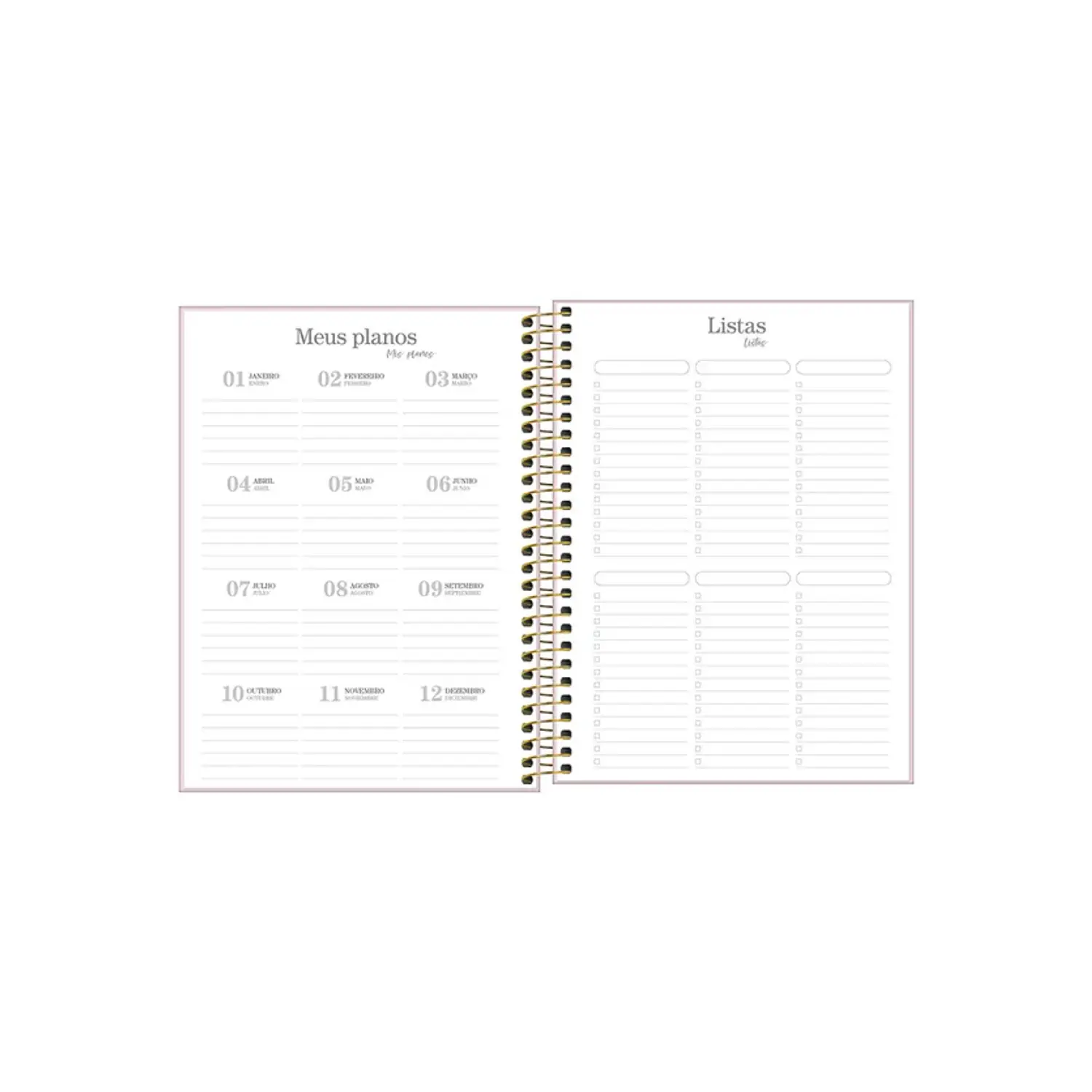 Tilibra – Agenda Espiral Ejecutiva Vanilla M7 – 2027 – 176 Páginas – 8