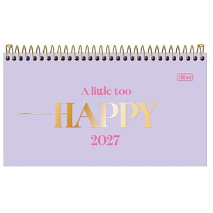 Tilibra – Agenda Espiral de Bolsillo Happy M2 – 2027 – 64 Hojas
