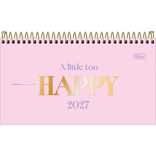 Tilibra – Agenda Espiral de Bolsillo Happy M2 – 2027 – 64 Hojas