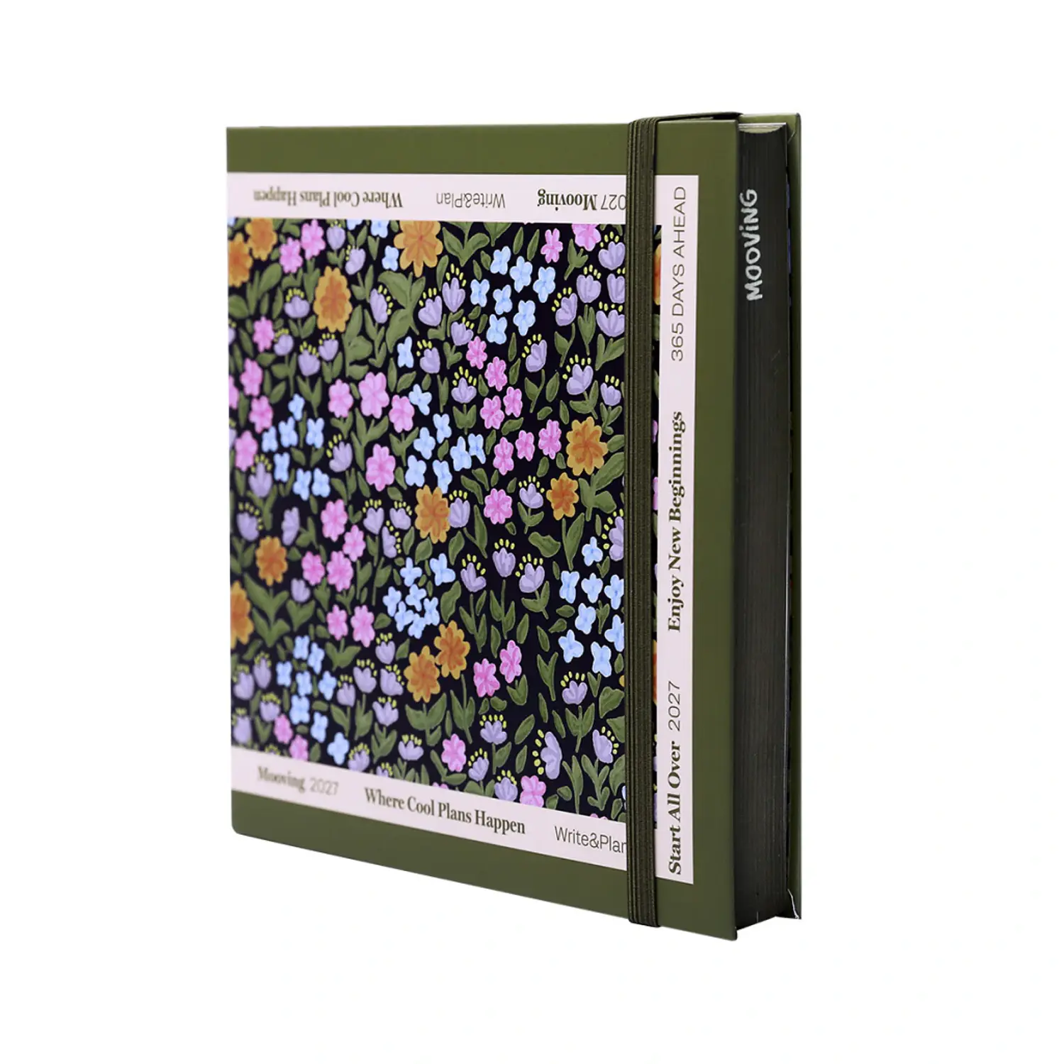 Mooving – Agenda Liberty Cuadrada Diaria Encuadernada 2027  19 x 19 cm – 1