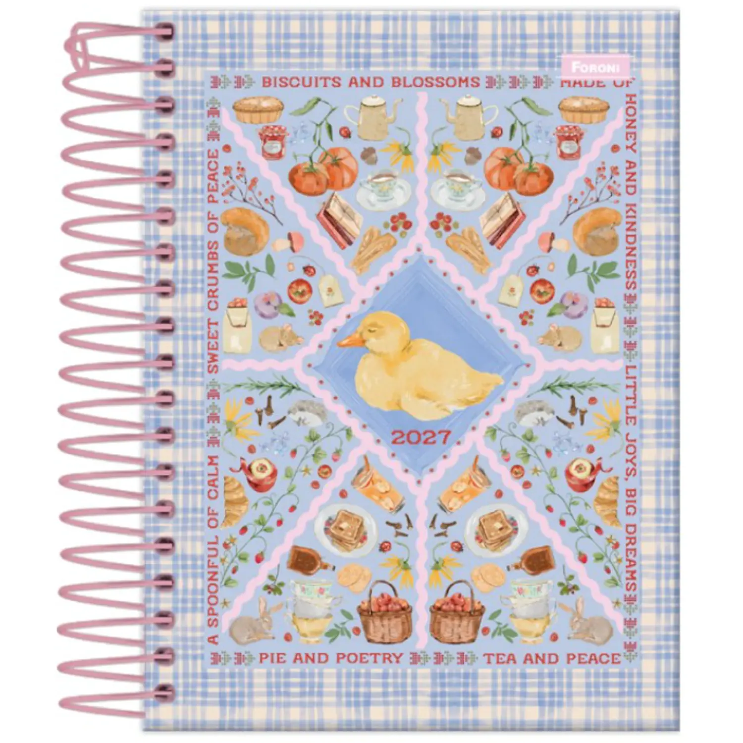 Tilibra – Agenda Espiral Milly M4 – 2027 – 176 Hojas – 1