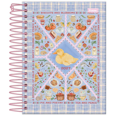 Tilibra – Agenda Espiral Milly M4 – 2027 – 176 Hojas