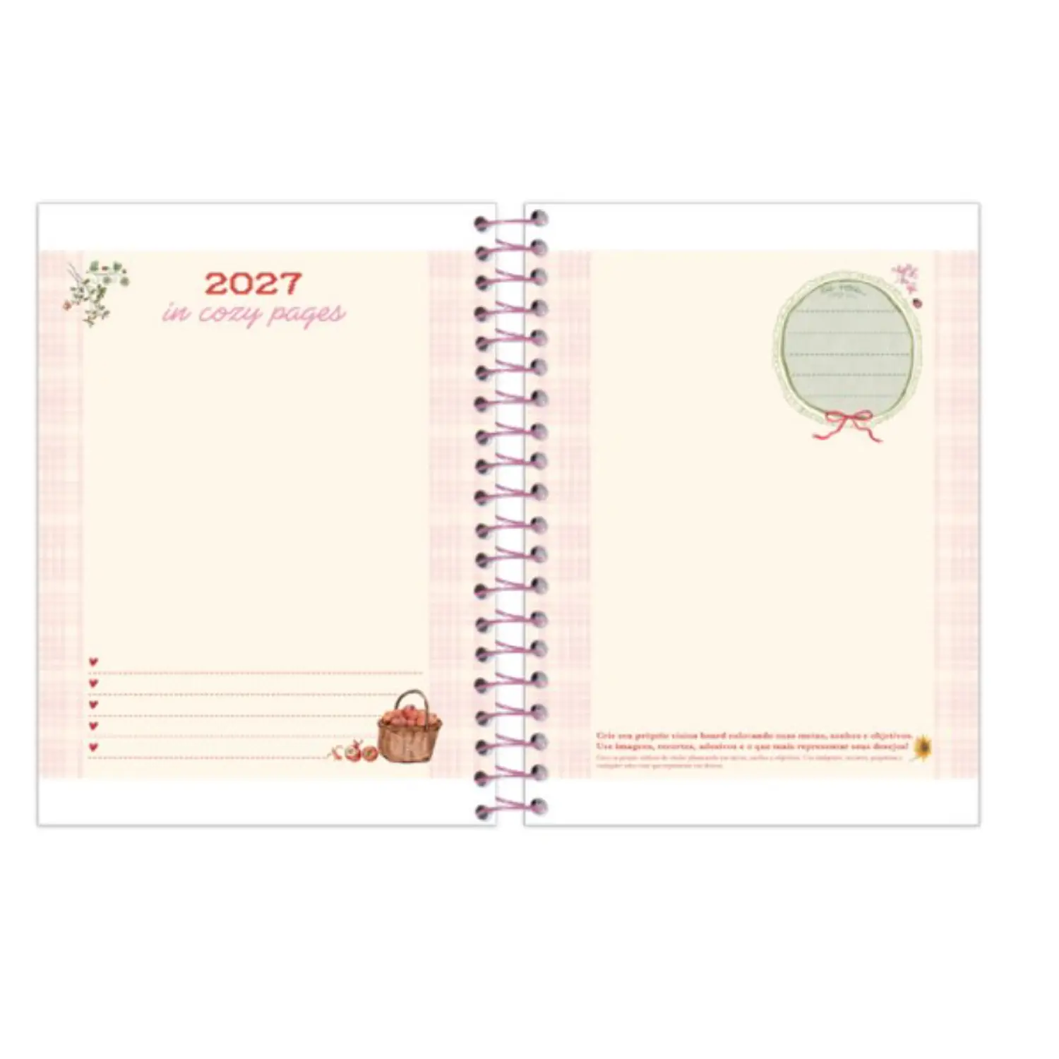 Tilibra – Agenda Espiral Milly M4 – 2027 – 176 Hojas – 6