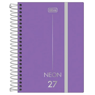 Tilibra – Agenda Espiral Neon M4 – 2027 – 176 Páginas