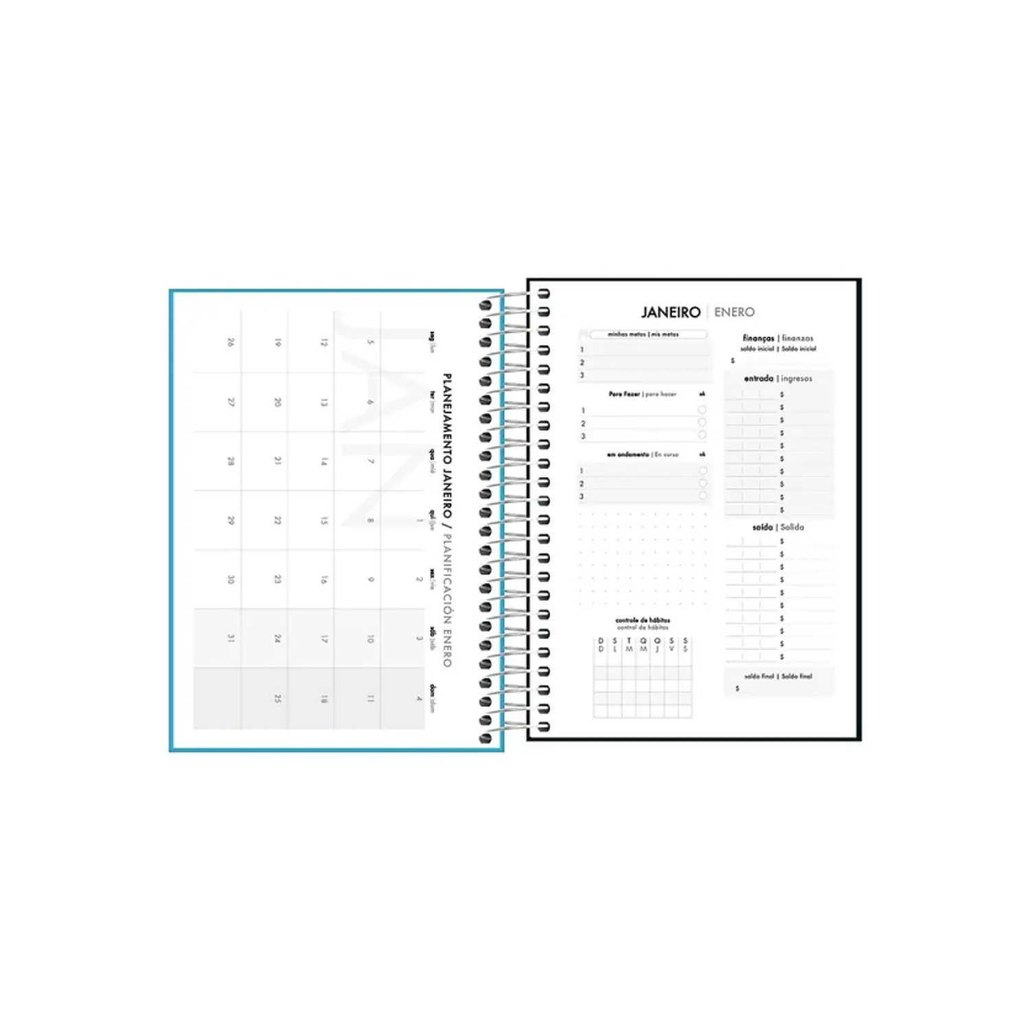 Tilibra – Agenda Espiral Neon M4 – 2027 – 176 Páginas – 5