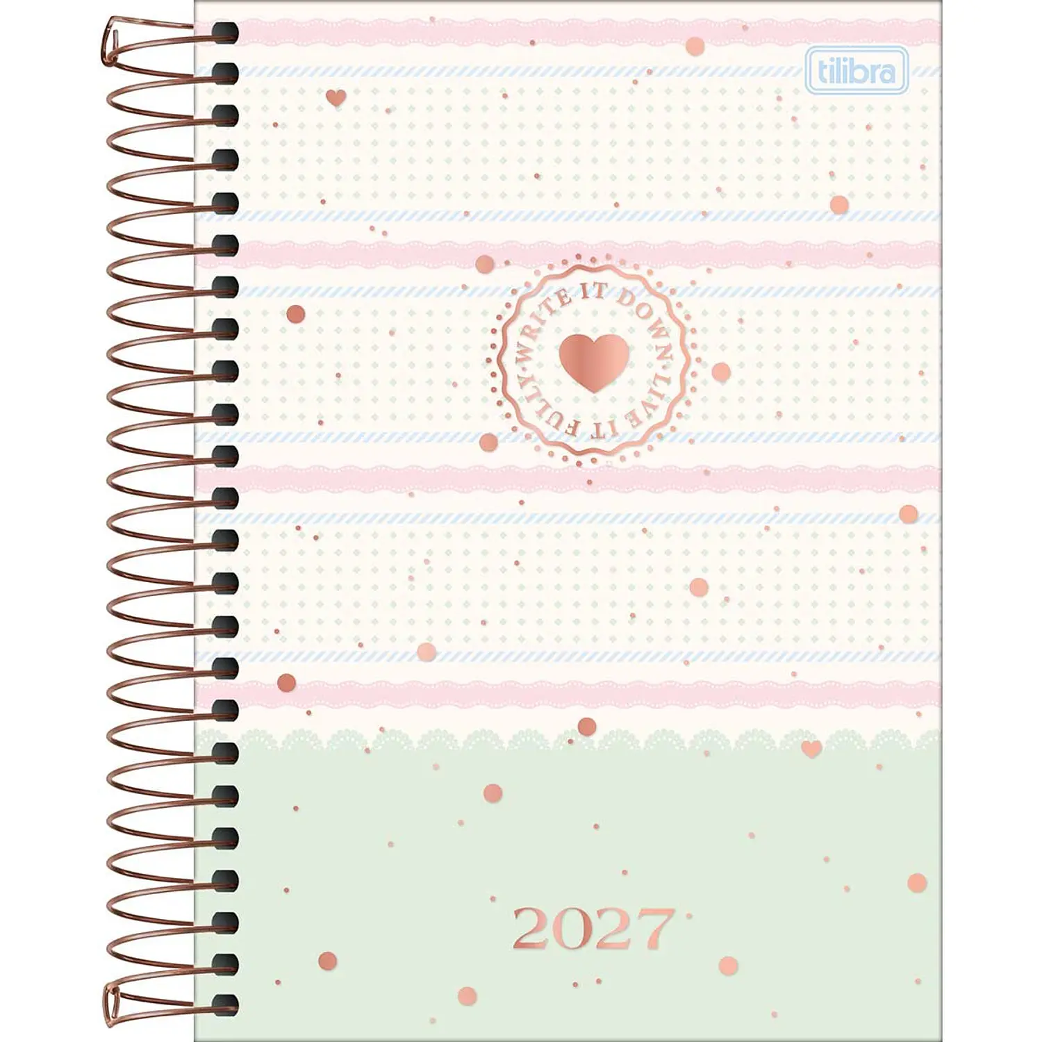 Tilibra – Agenda Espiral Soho M5 – 2027 – 176 Hojas – 3