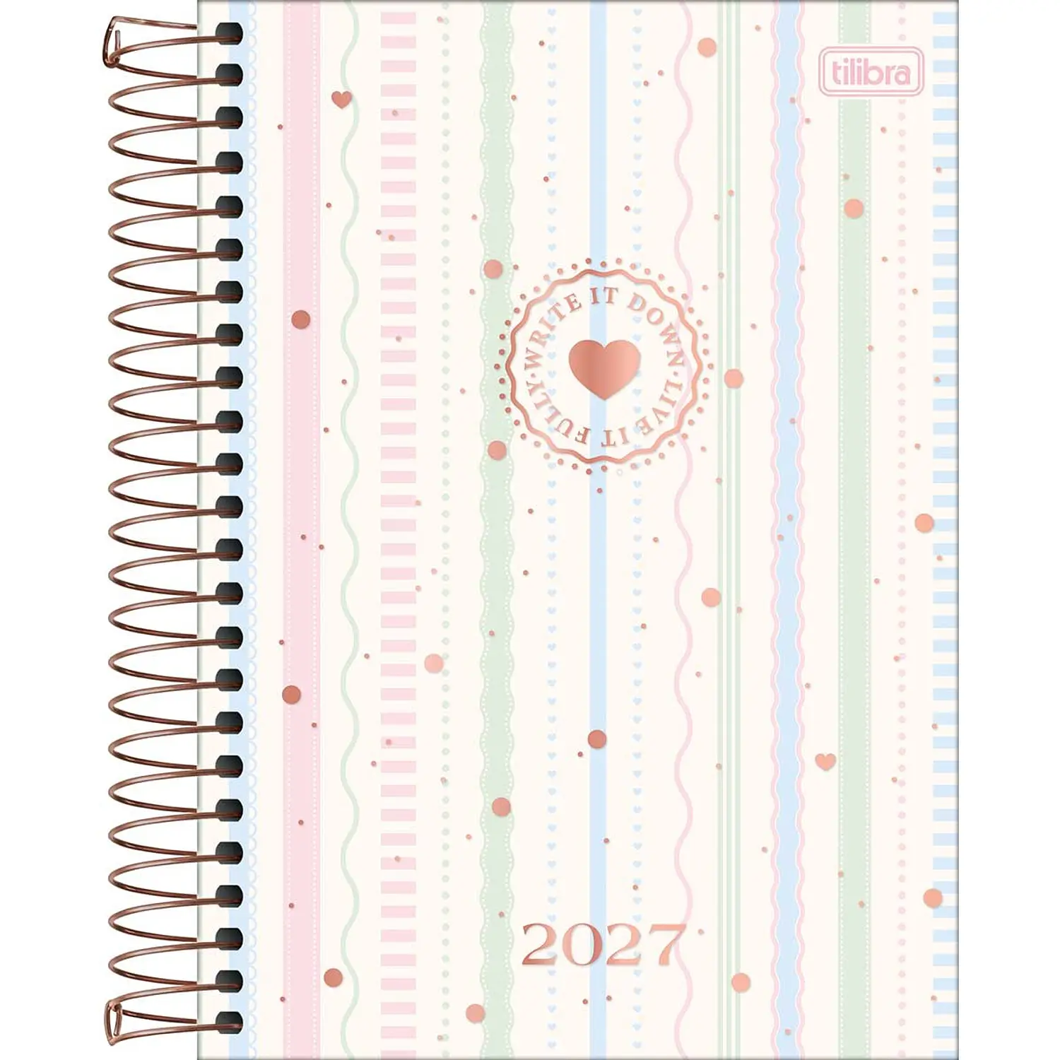 Tilibra – Agenda Espiral Soho M5 – 2027 – 176 Hojas – 2
