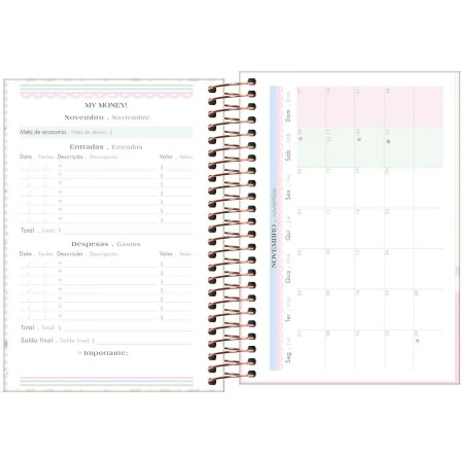Tilibra – Agenda Espiral Soho M5 – 2027 – 176 Hojas – 5
