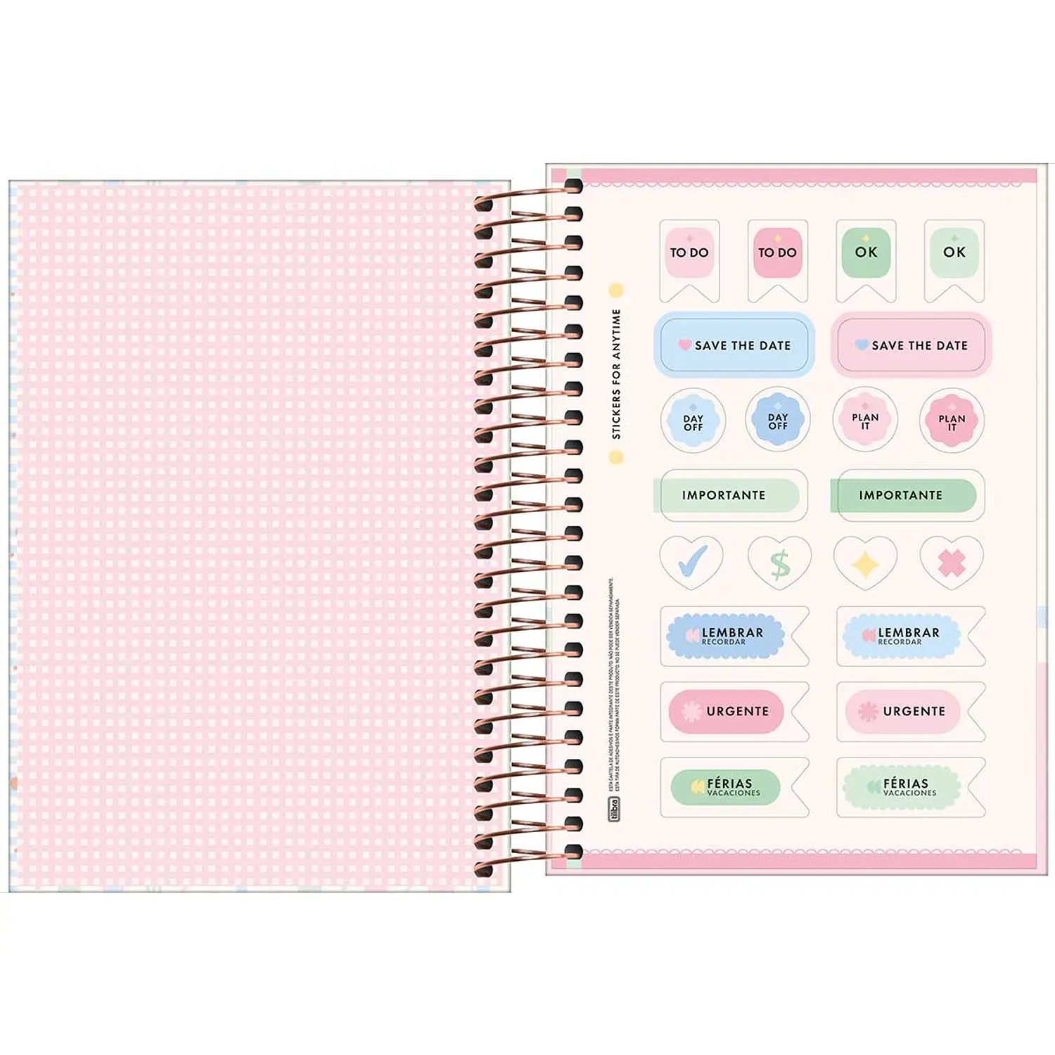 Tilibra – Agenda Espiral Soho M5 – 2027 – 176 Hojas – 11