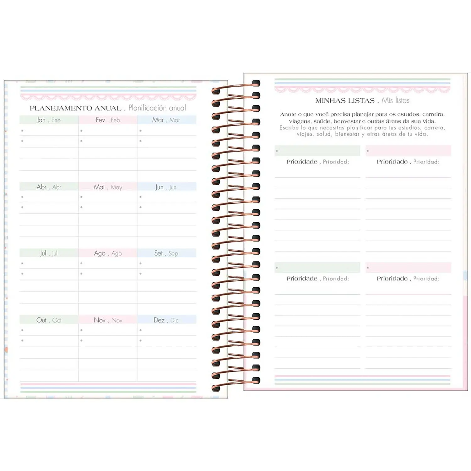 Tilibra – Agenda Espiral Soho M5 – 2027 – 176 Hojas – 12