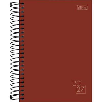 Tilibra – Agenda Espiral Spice M6 – 2027 – 160 Hojas