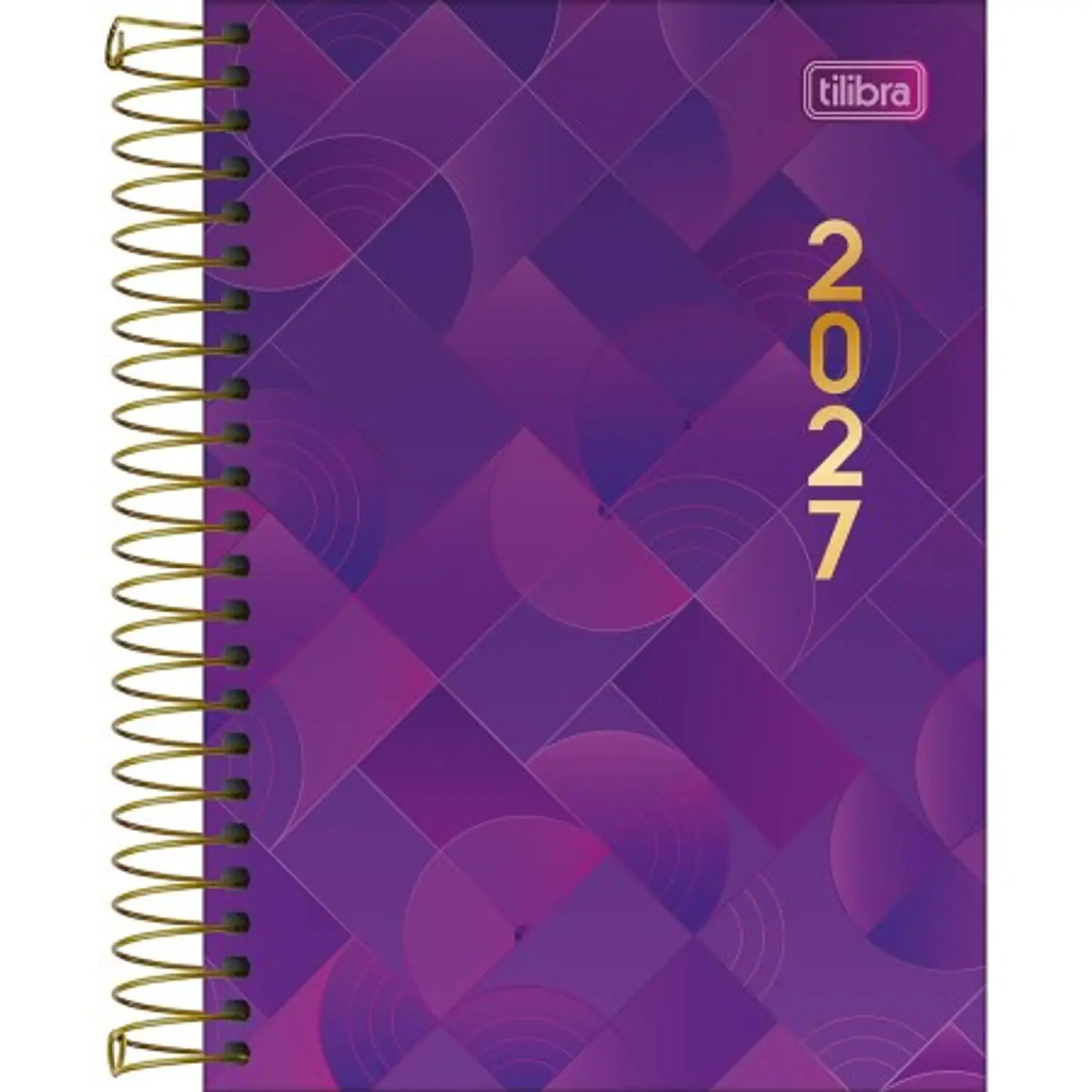 Tilibra – Agenda Espiral Ejecutiva Spot Femenina M5 – 2027 – 200 Hojas – 2