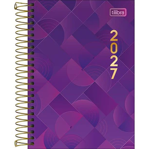 Tilibra – Agenda Espiral Ejecutiva Spot Femenina M5 – 2027 – 200 Hojas