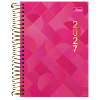 Tilibra – Agenda Espiral Ejecutiva Spot Femenina M5 – 2027 – 200 Hojas