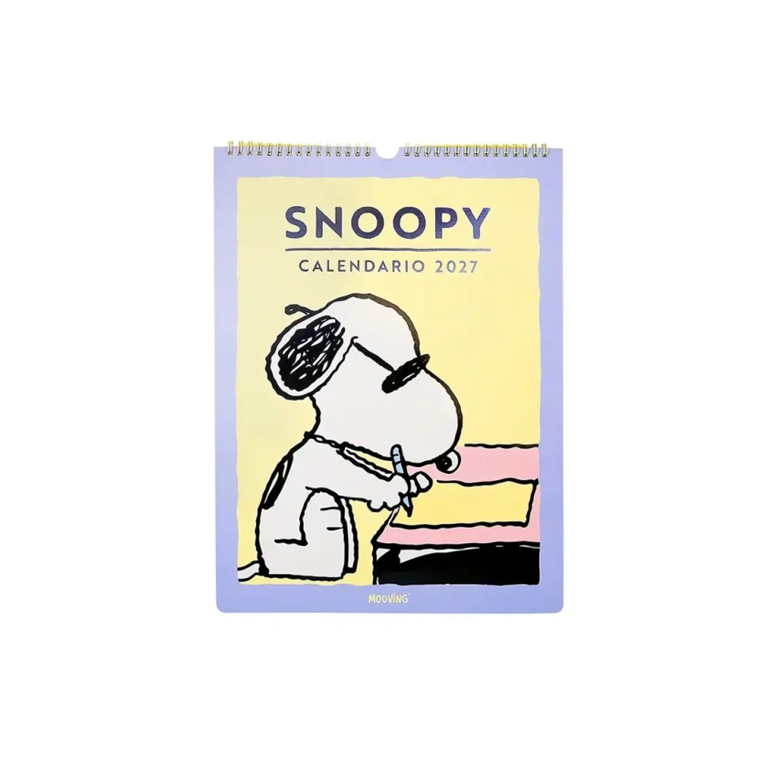 Mooving – Calendario de Pared Snoopy Mensual 2027 30 x 40 cm – 1