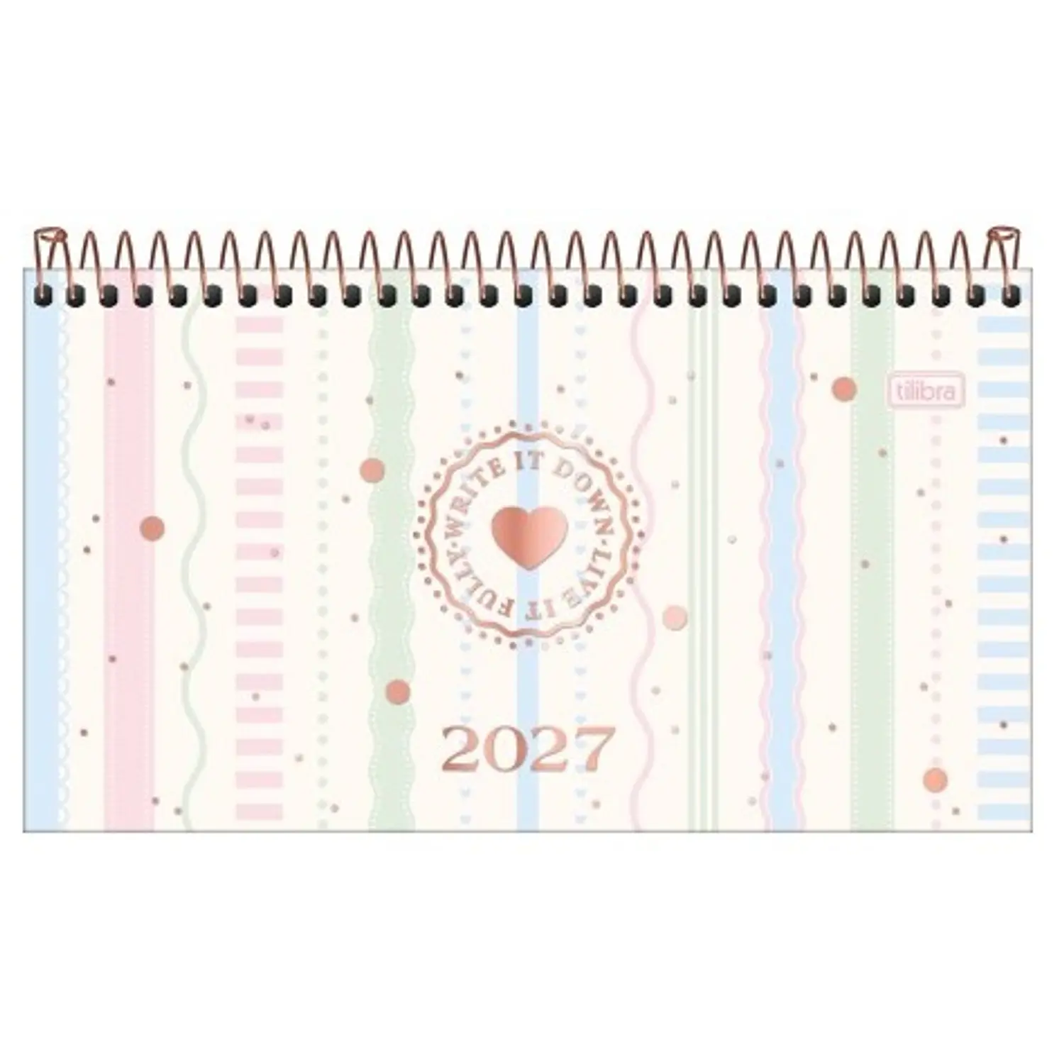 Tilibra – Agenda Espiral de Bolsillo Soho M2 – 2027 – 64 Hojas – 1