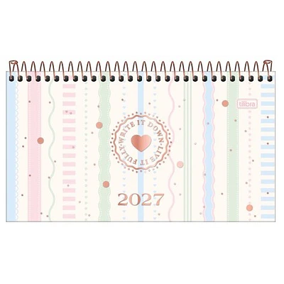 Tilibra – Agenda Espiral de Bolsillo Soho M2 – 2027 – 64 Hojas