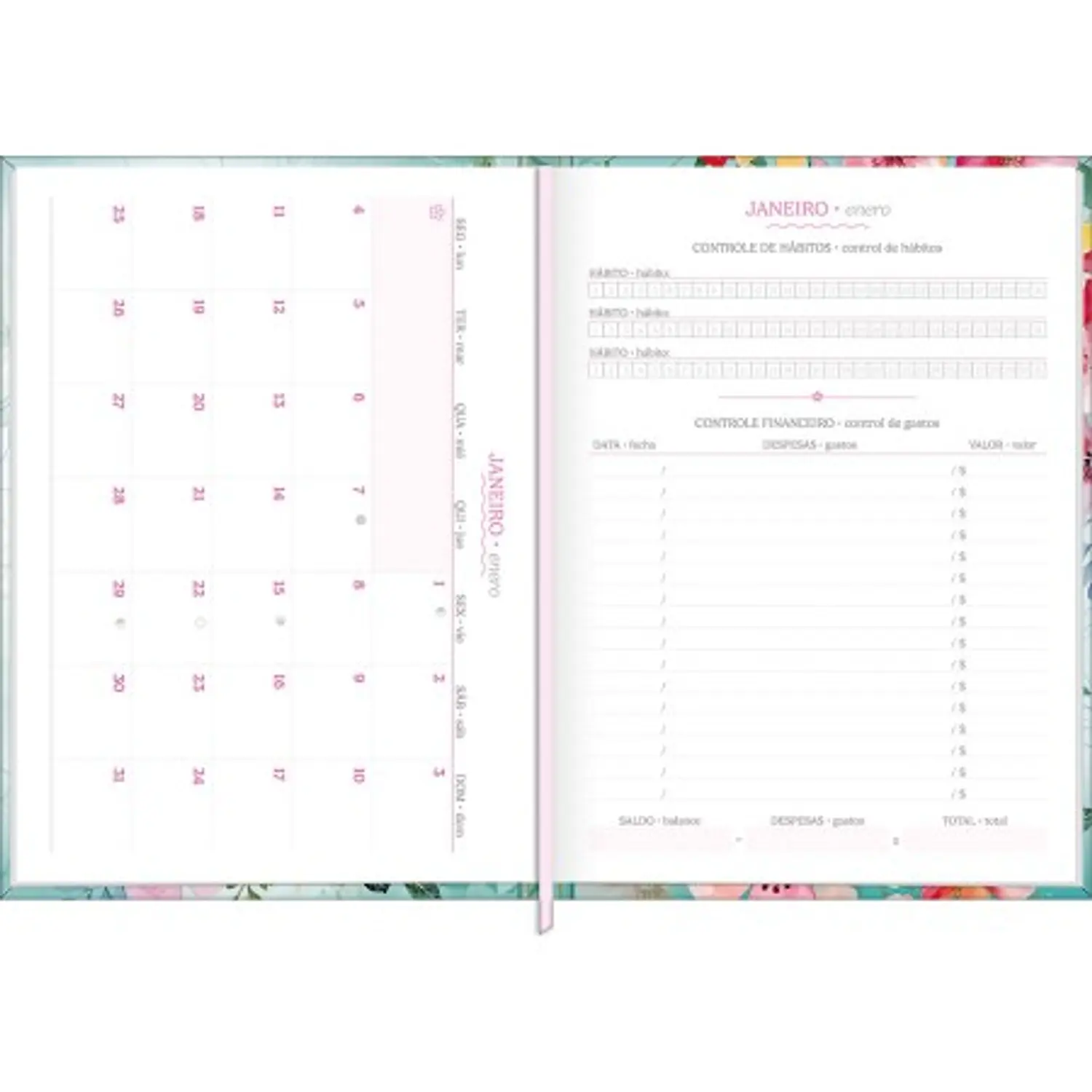 Tilibra – Agenda Femenina Empastada M4 – 2027 – 112 Hojas – 6