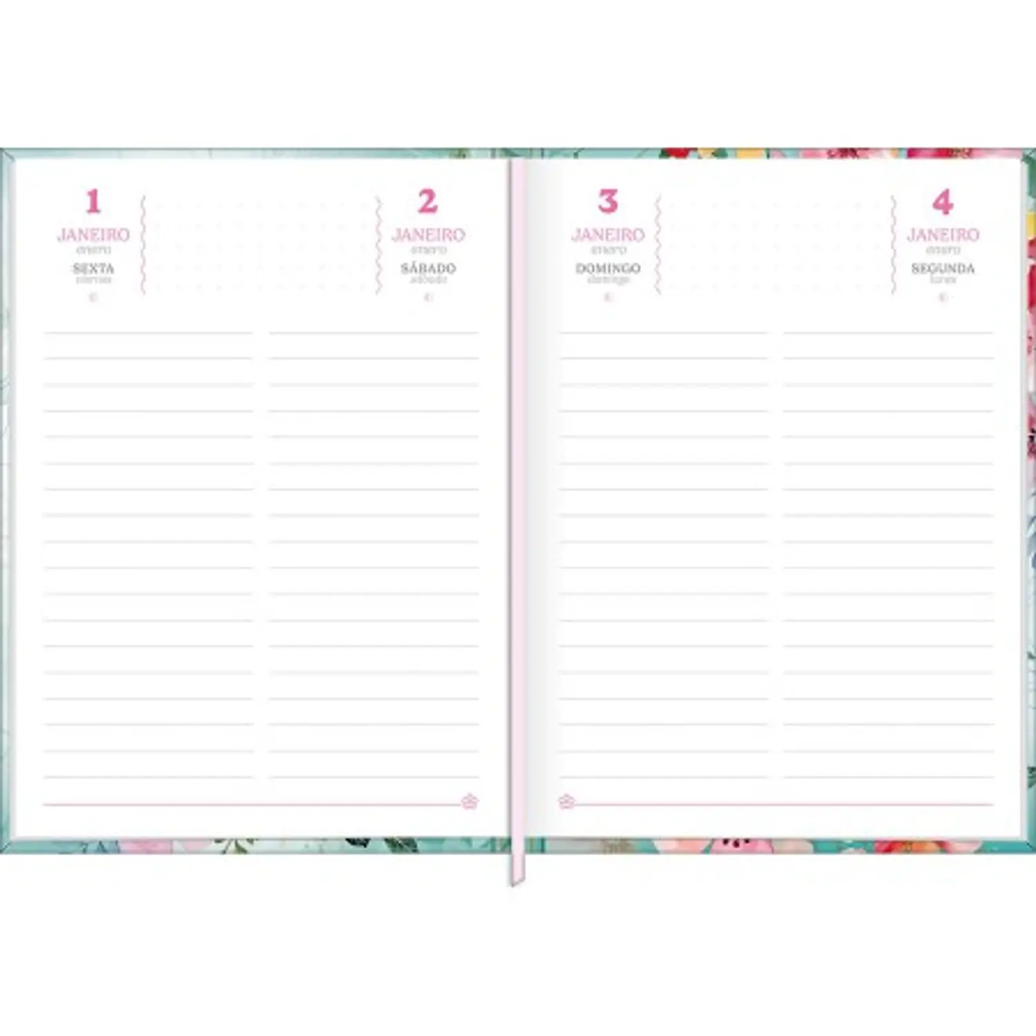 Tilibra – Agenda Femenina Empastada M4 – 2027 – 112 Hojas – 7