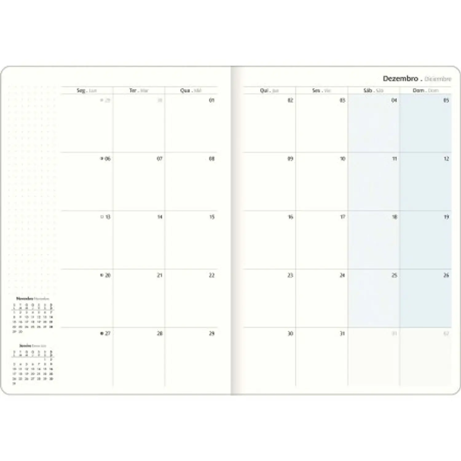 Tilibra – Planner Corcheteado West Village M7 – 2027 – 20 Hojas – 11
