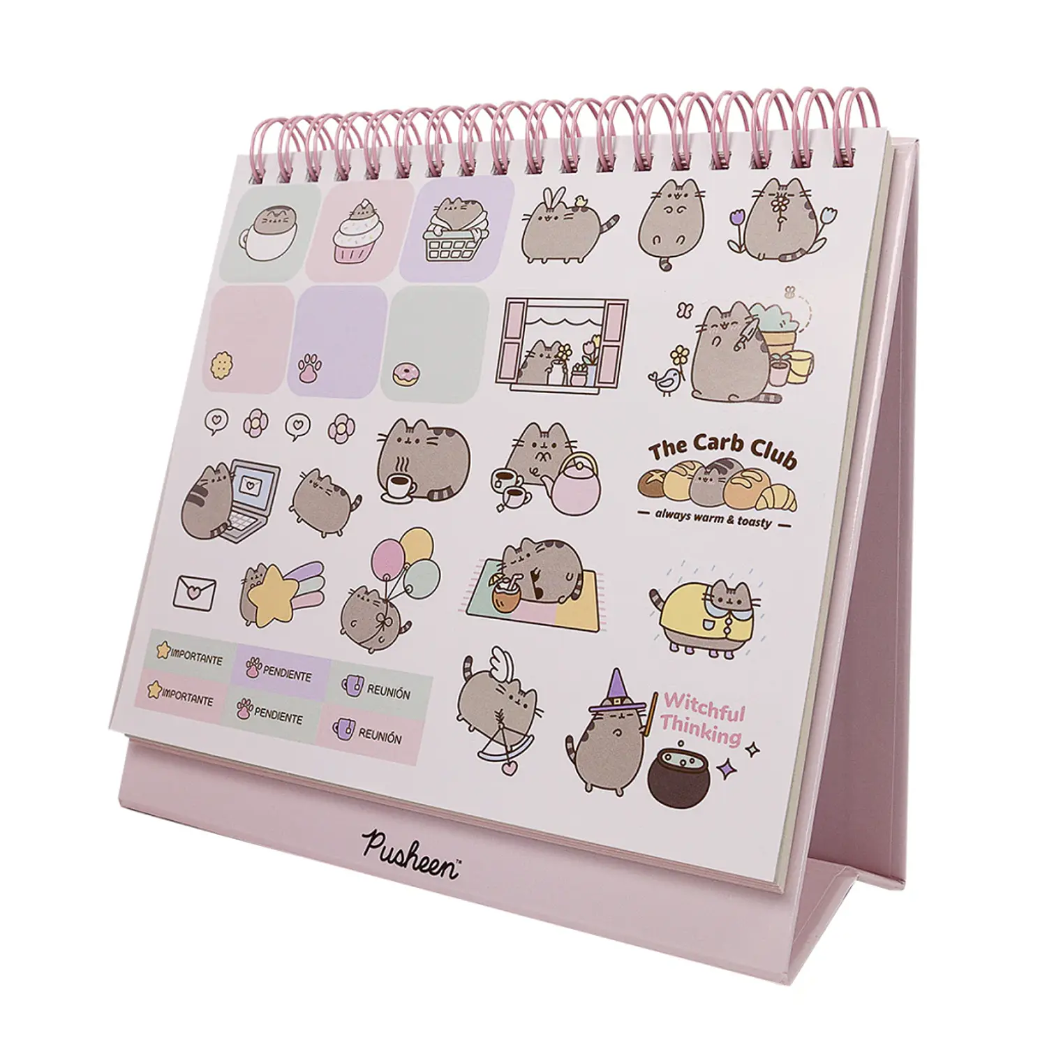 Mooving – Calendario de Escritorio Pusheen  2027 – 3