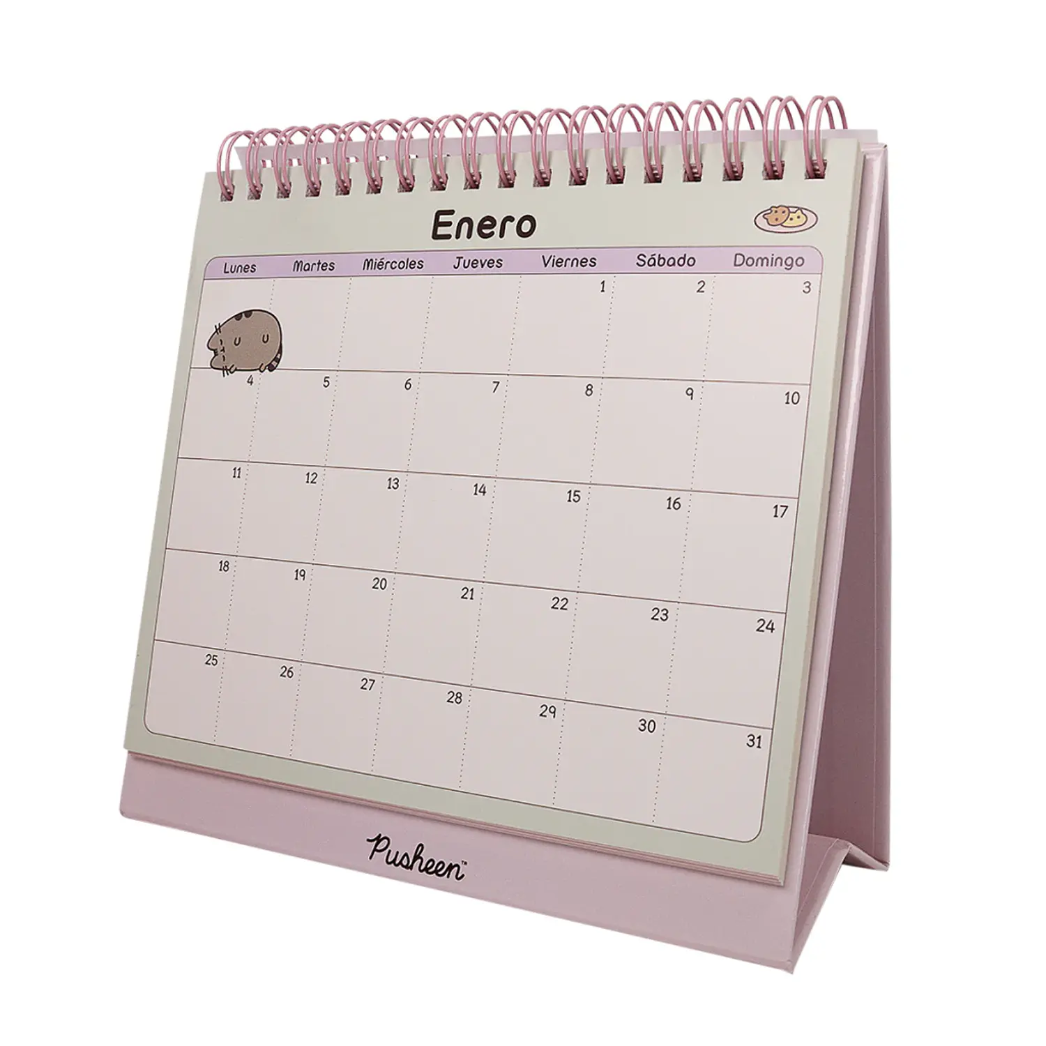 Mooving – Calendario de Escritorio Pusheen  2027 – 4