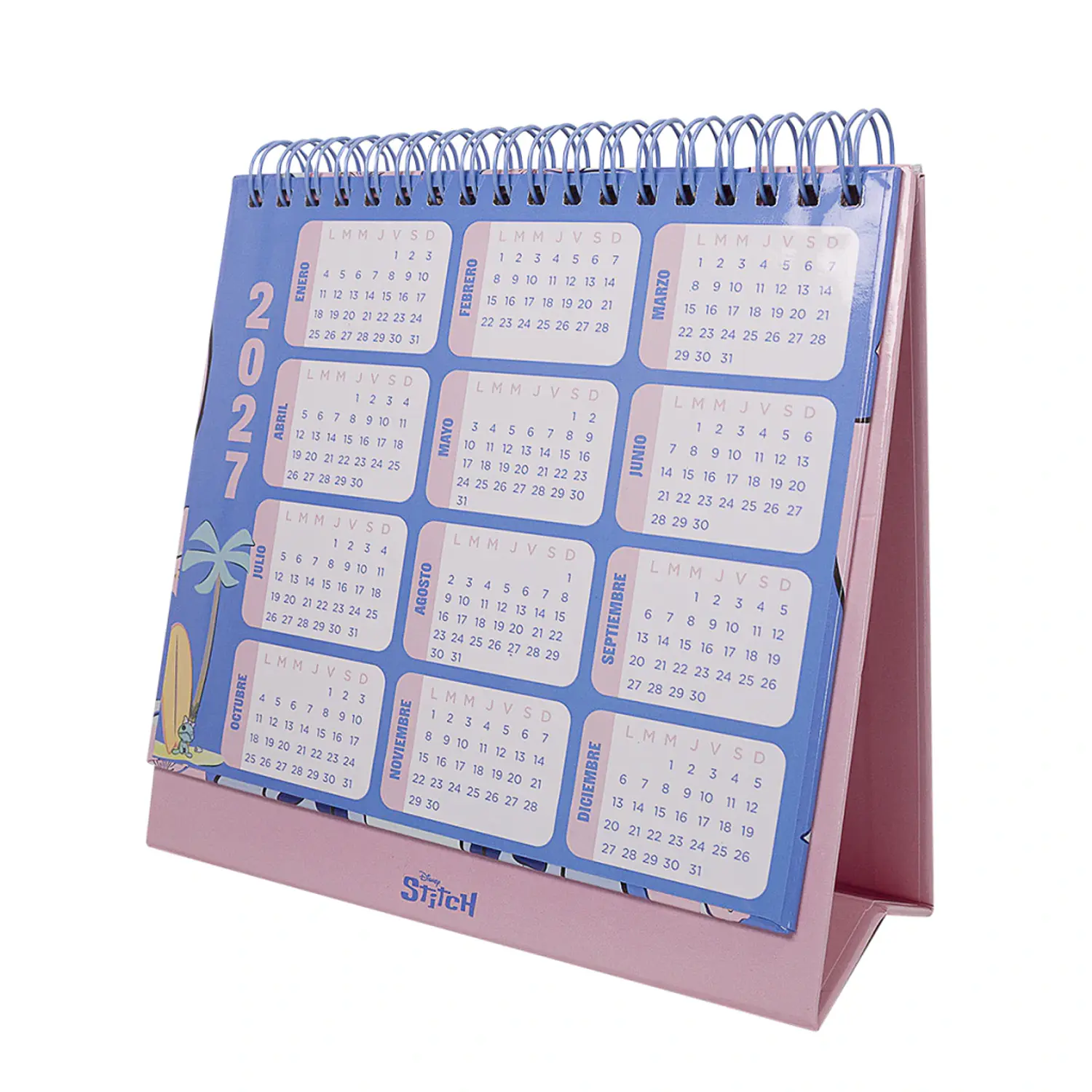 Mooving – Calendario de Escritorio Stitch 2027 – 2