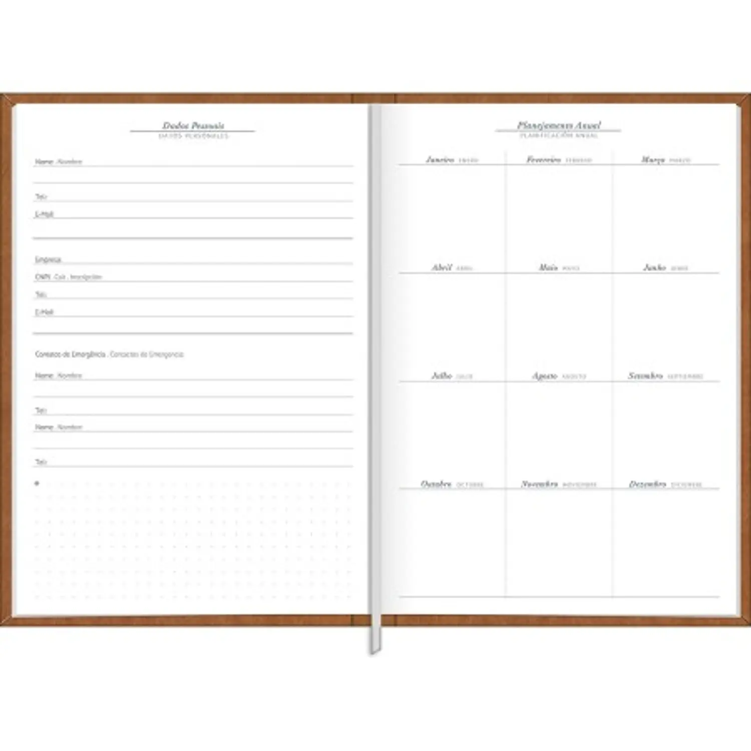 Tilibra – Agenda Permanente Prátika M6 – 2027 - 192 Hojas – 5