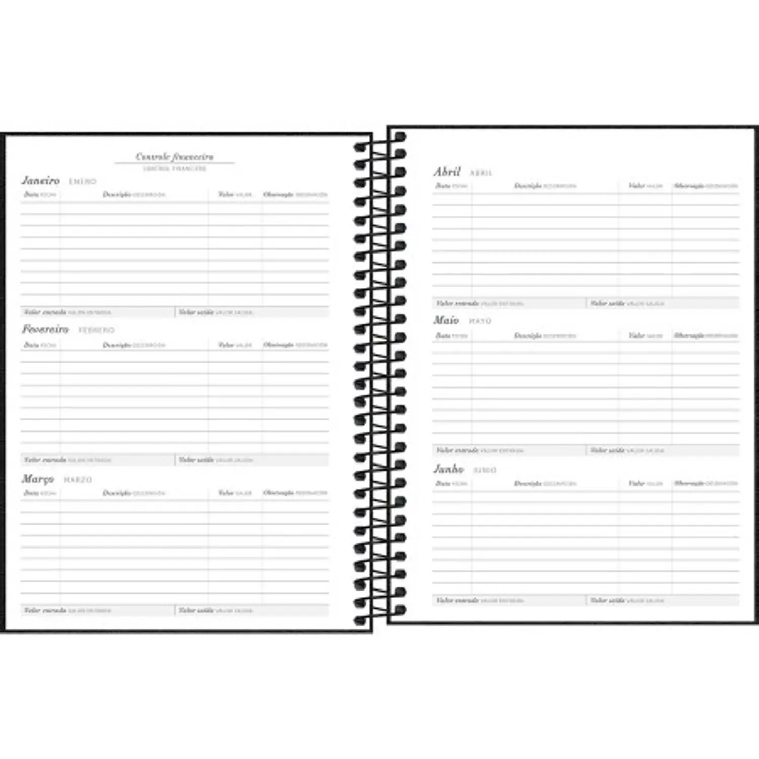 Tilibra – Planner Cambridge M7 – 2027 – 80 Hojas – 4