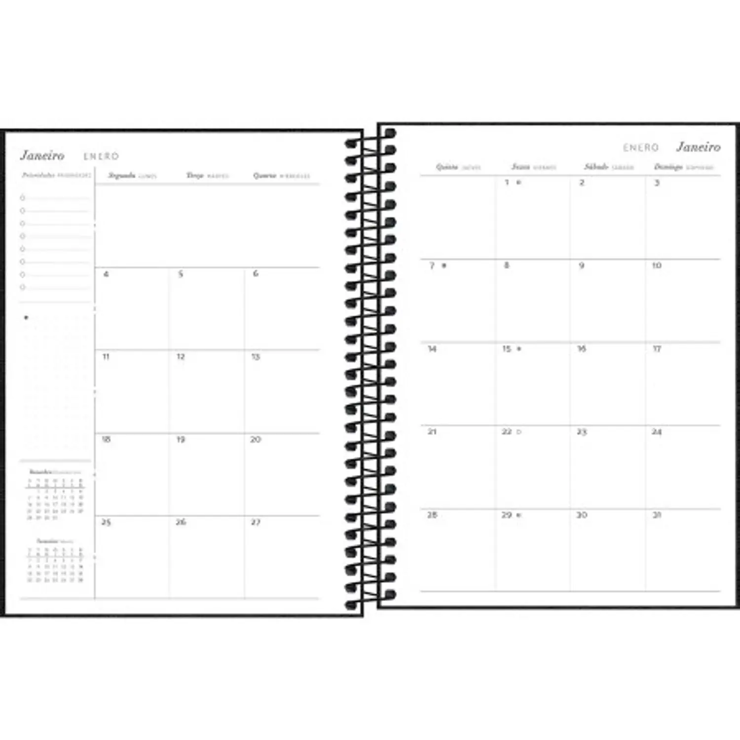 Tilibra – Planner Cambridge M7 – 2027 – 80 Hojas – 3