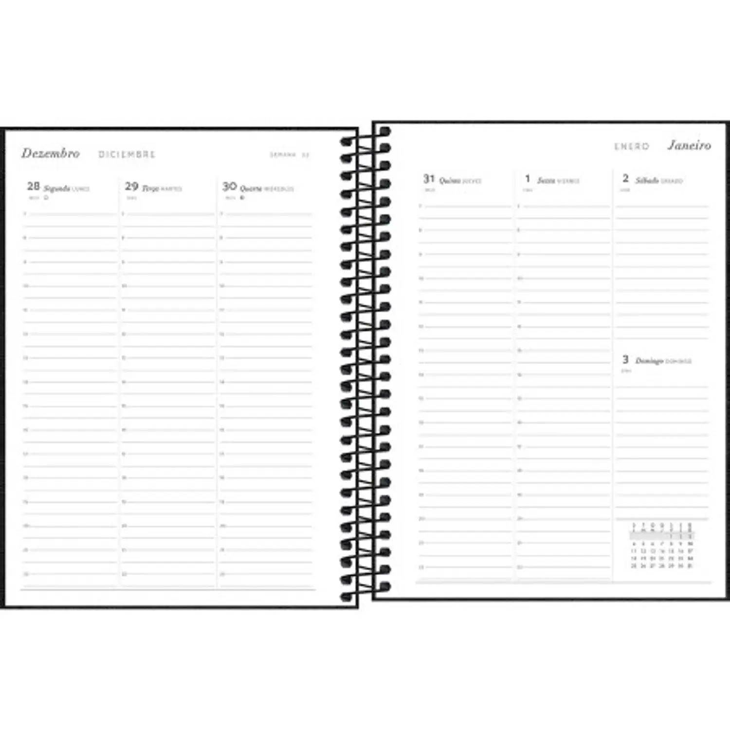 Tilibra – Planner Cambridge M7 – 2027 – 80 Hojas – 2