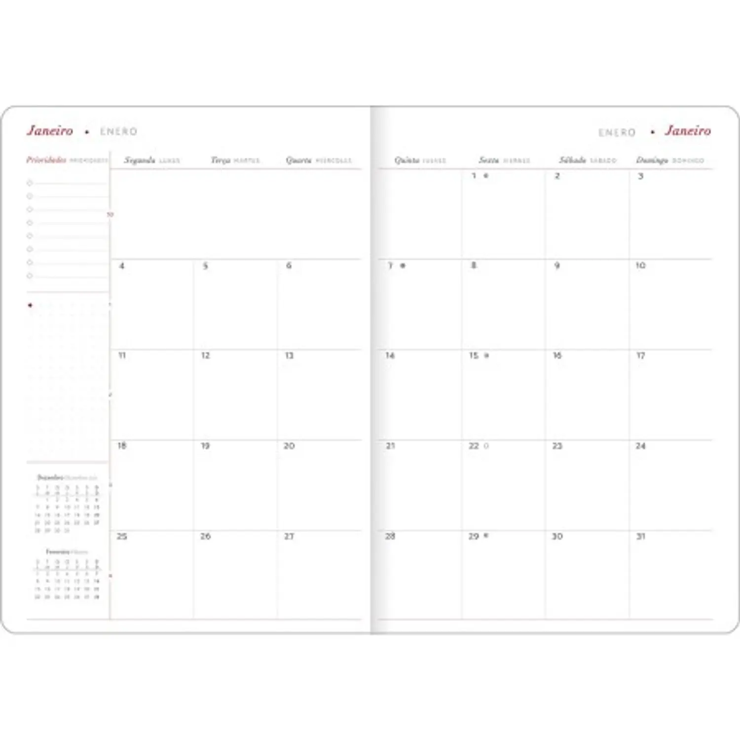 Tilibra – Planner Cambridge Manager M7 – 2027 – 20 Hojas – 2