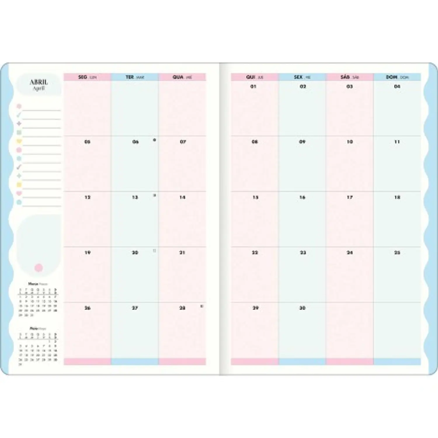 Tilibra – Planner Happy M7 – 2027 – 20 Hojas – 11