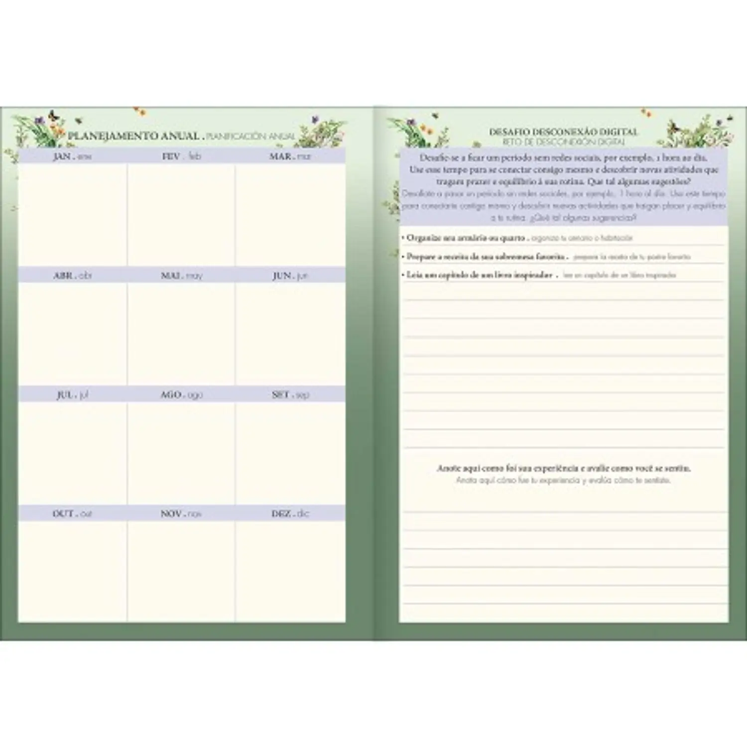 Tilibra – Planner Naturalis M6 – 2027 – 20 Hojas – 5