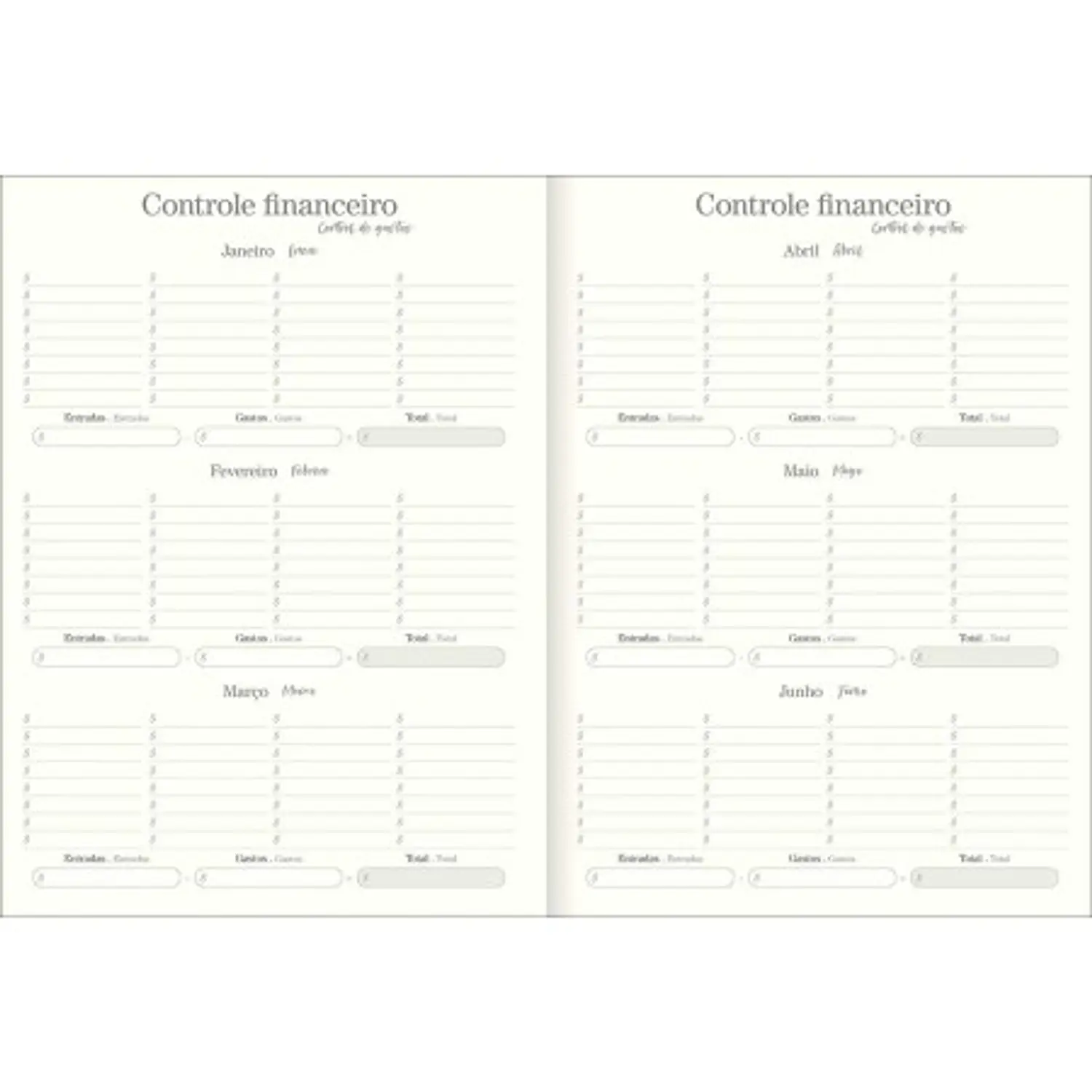 Tilibra – Planner Vanilla M9 – 2027 – 20 Hojas – 5